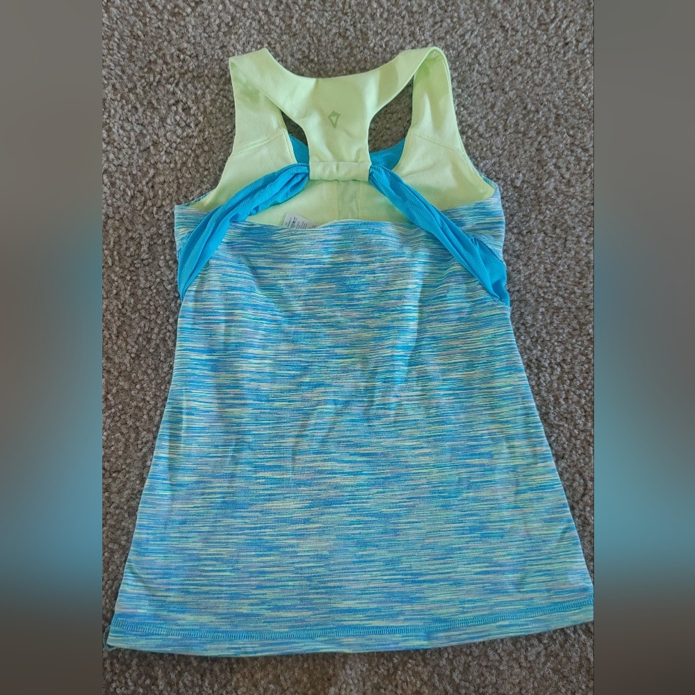 Ivivva Blue and Yellow Kids Tank Top